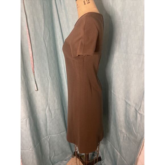 VTG MOD CAPRIEL Made in Belgium 100% WOOL DRESS With Matching Long Jacket - Picture 14 of 16